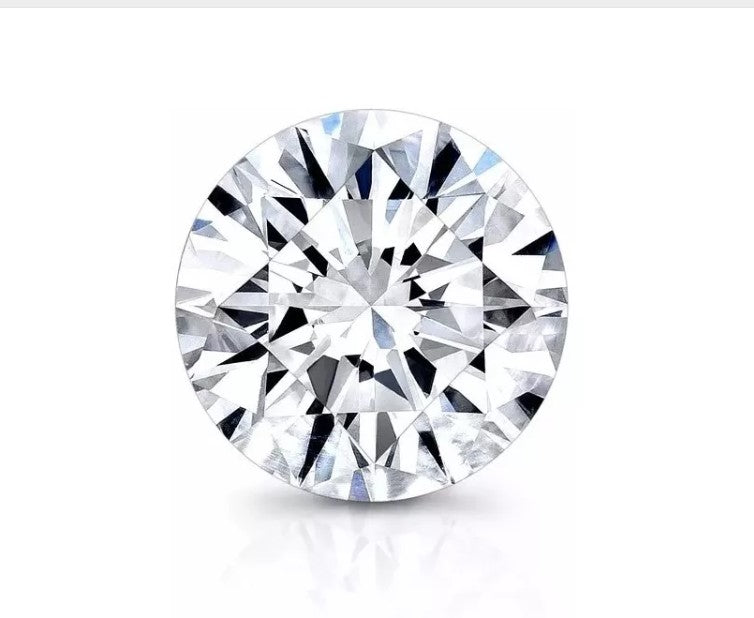 Diamante CVD redondo 1.5 mm Brilhante cor GH claridade SI